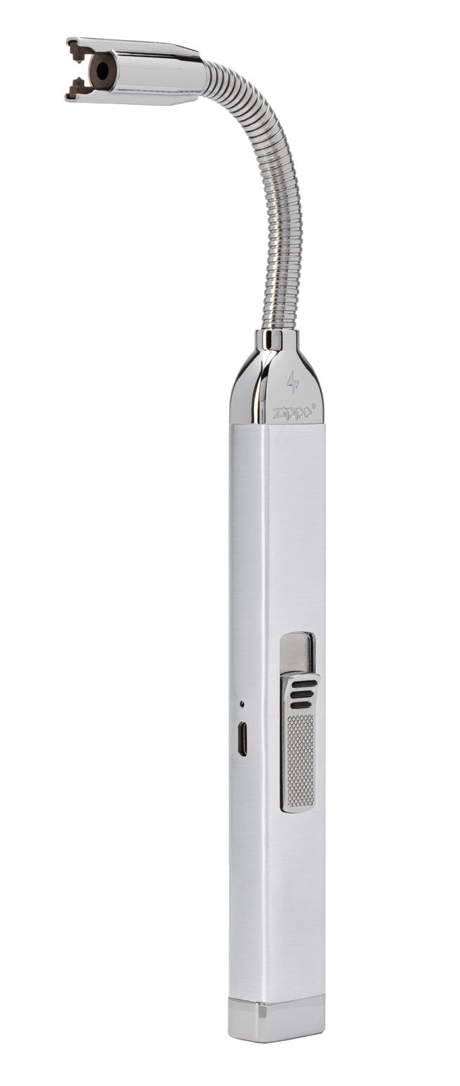 Zippo Rechargeable Silver Candle Lighter 4SS3