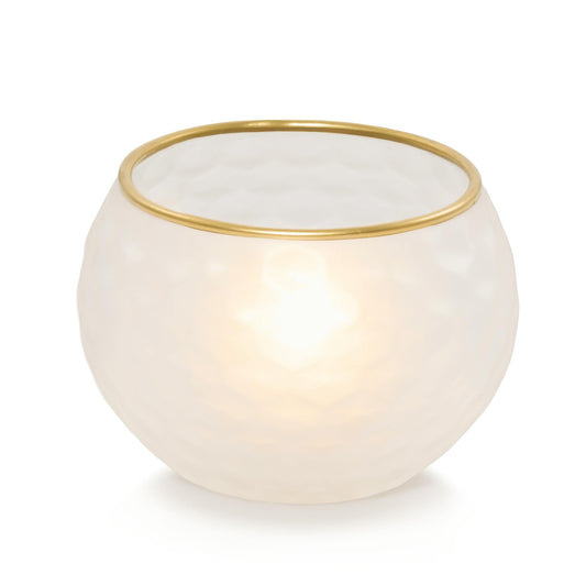 Frosted Honeycomb Tea Light Candle Holder IZUQ